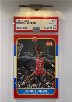 Original Yedi "Jam" 1986 Fleer Michael Jordan 29"x52" Painted Canvas 